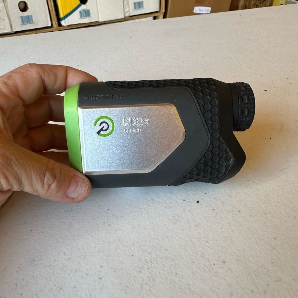 Precision Pro NX9 Slooe Golf Rangefinder - Black and Green